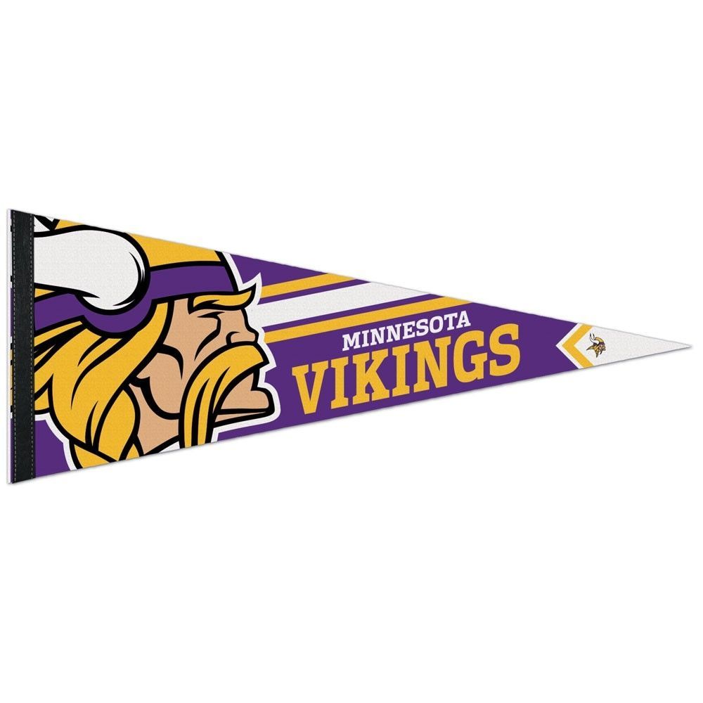 Minnesota Vikings Big Logo Premium Football NFL Pennant