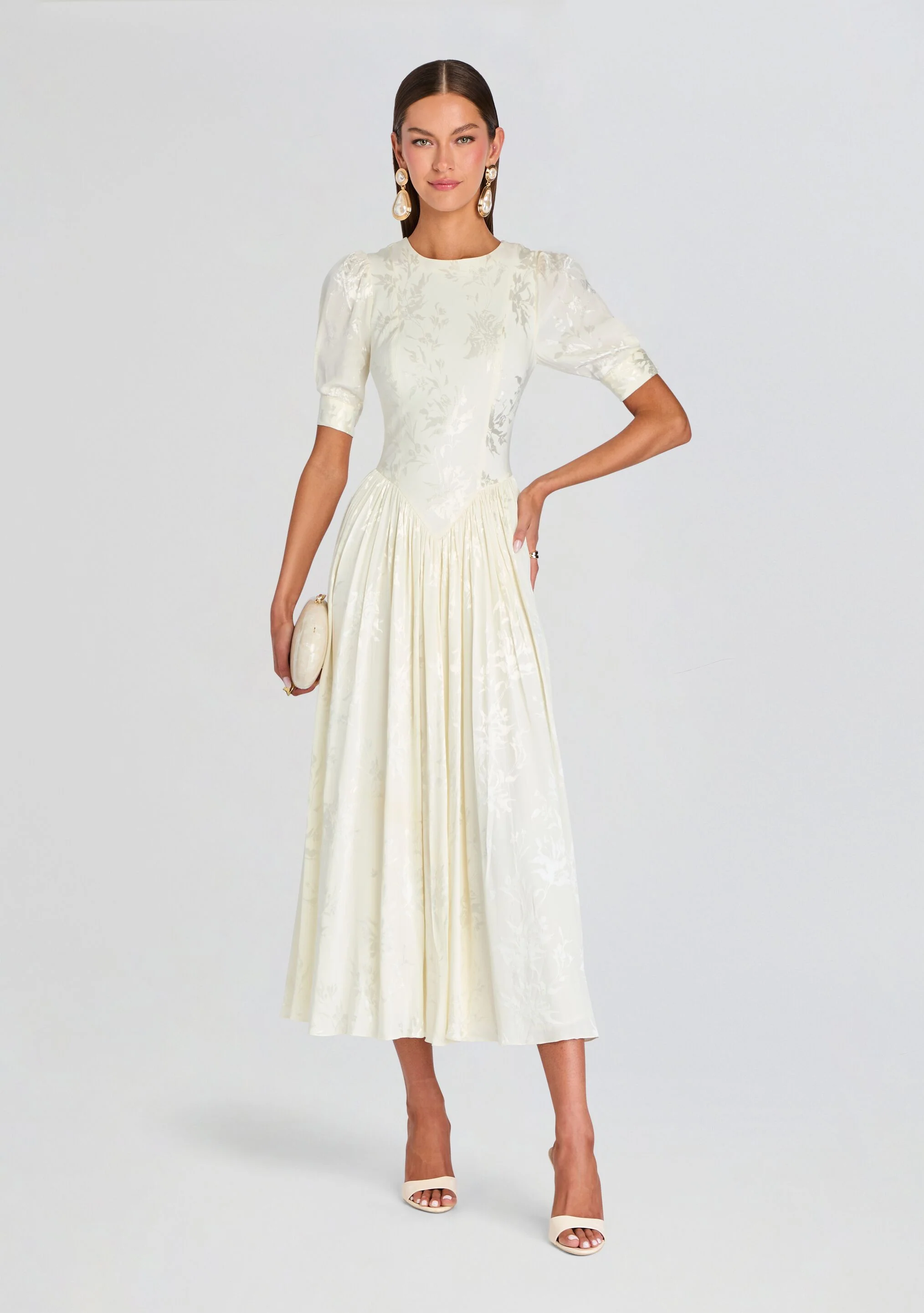 Rasa Corset Midi Dress