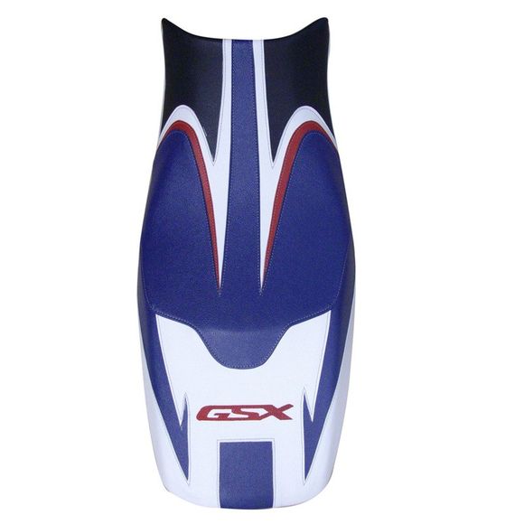 Housse de selle Bagster Bleu/Blanc/Noir/Lettres RougesSUZUKI 650 GSX 650 F - 2008Ref : 2202A