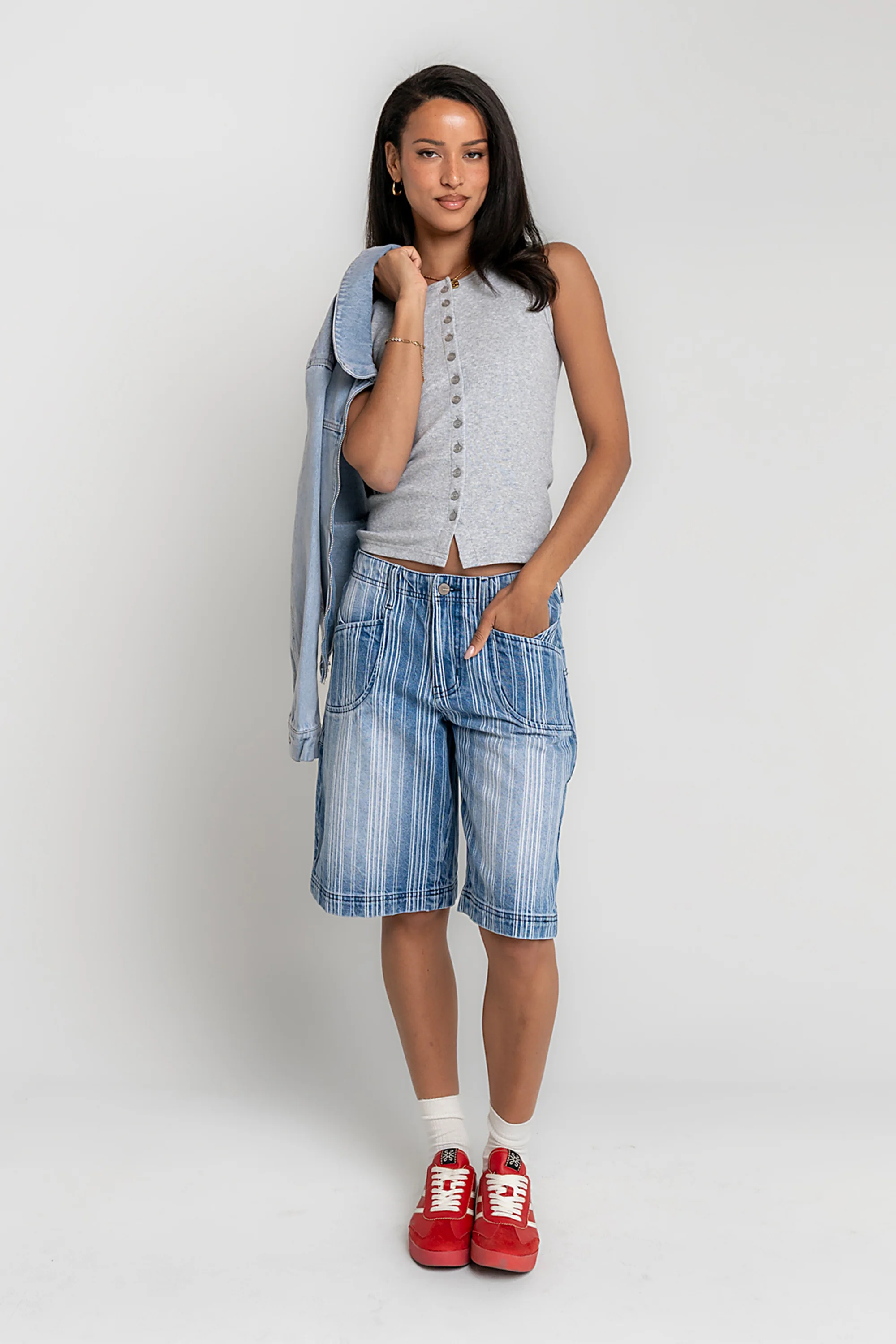 Franklin Striped Bermuda Shorts