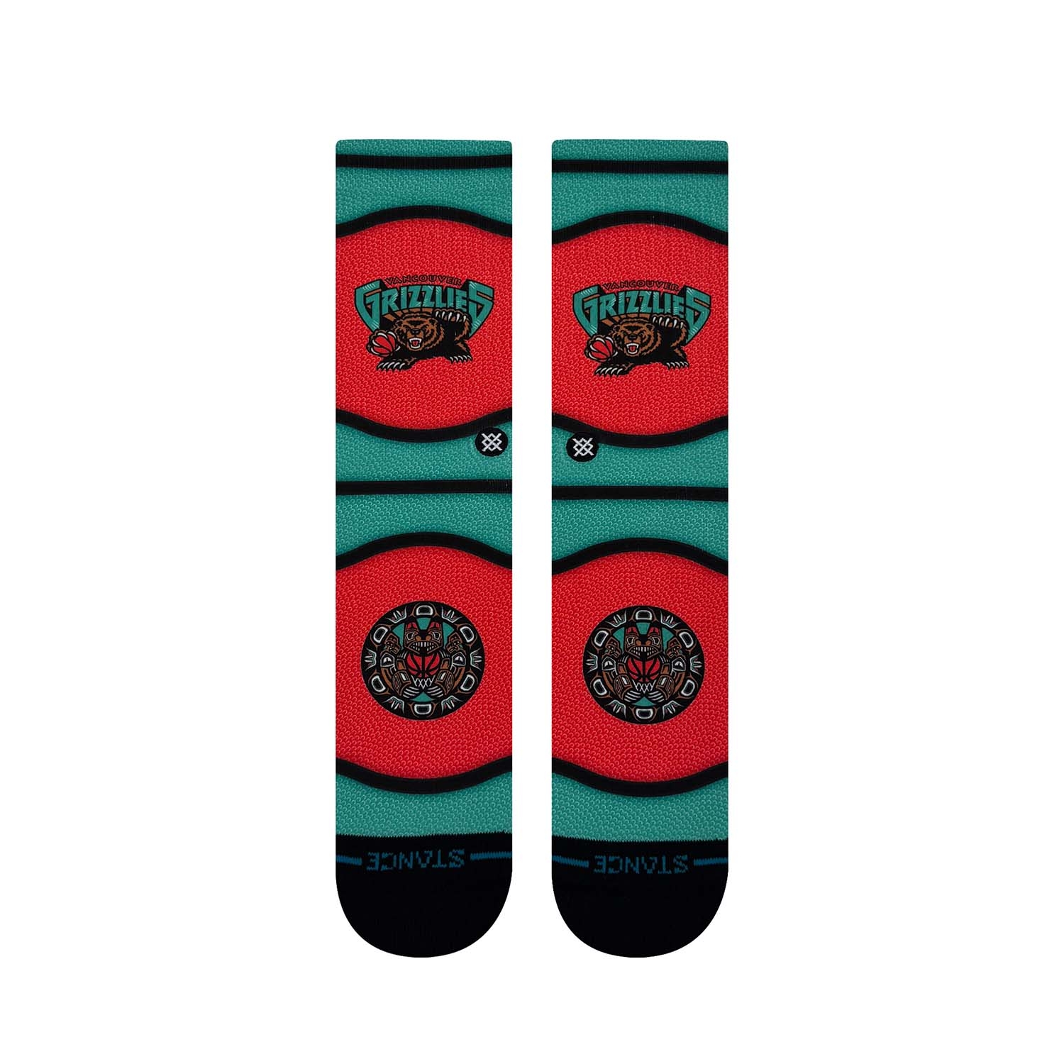 Vancouver Grizzlies Classic Mini Ball Stance Crew Socks