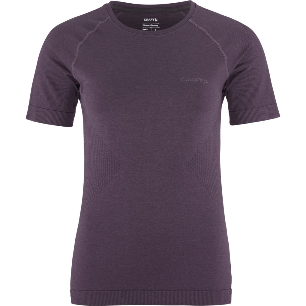 CRAFT Core Dry Active Comfort Short Sleeve Tee Women - Dark Plum