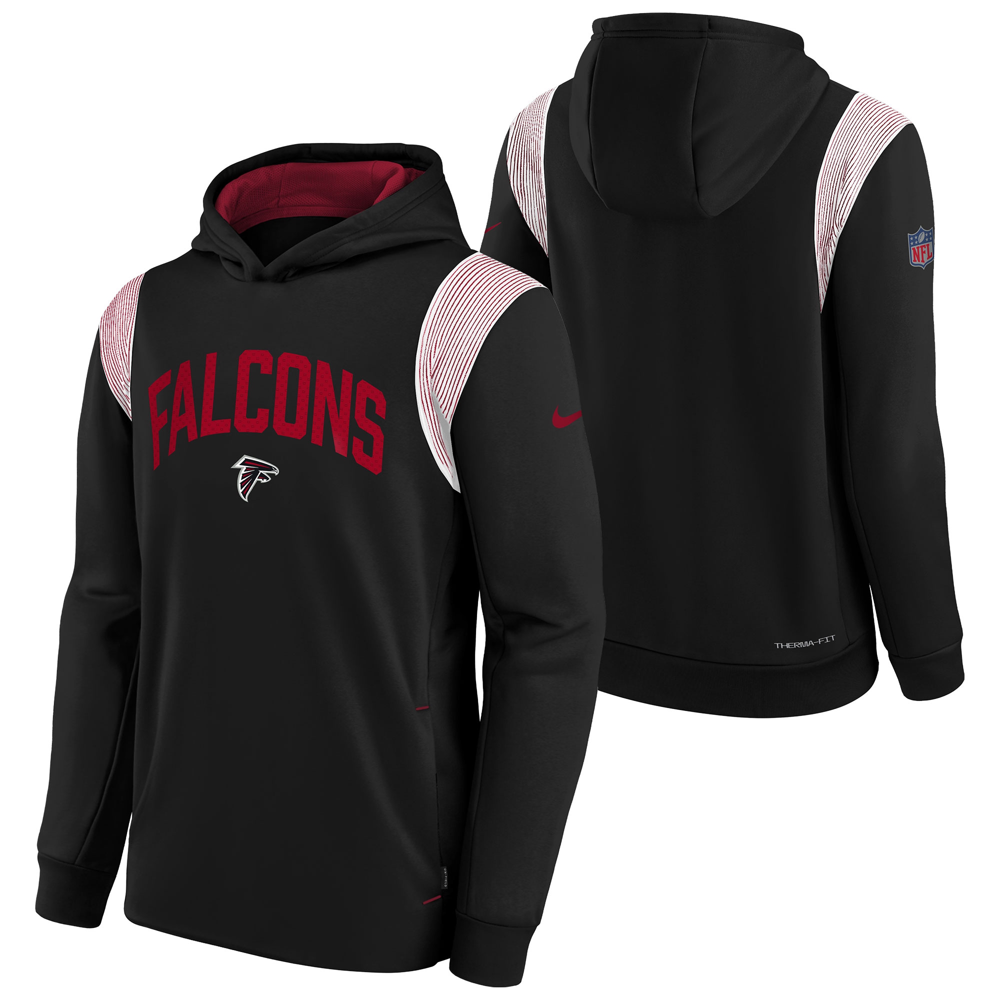 Atlanta Falcons 2022 NFL On-Field Sideline Therma Hoodie (YOUTH)