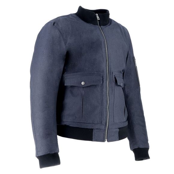 Moto Helstons Officer - Blue JacketRef: HS1116
