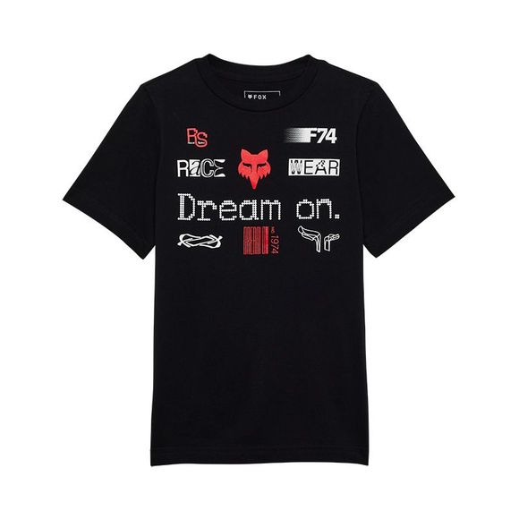 Fox RS DREAM KIDS Short Sleeve T-Shirt - BlackRef: FX4948