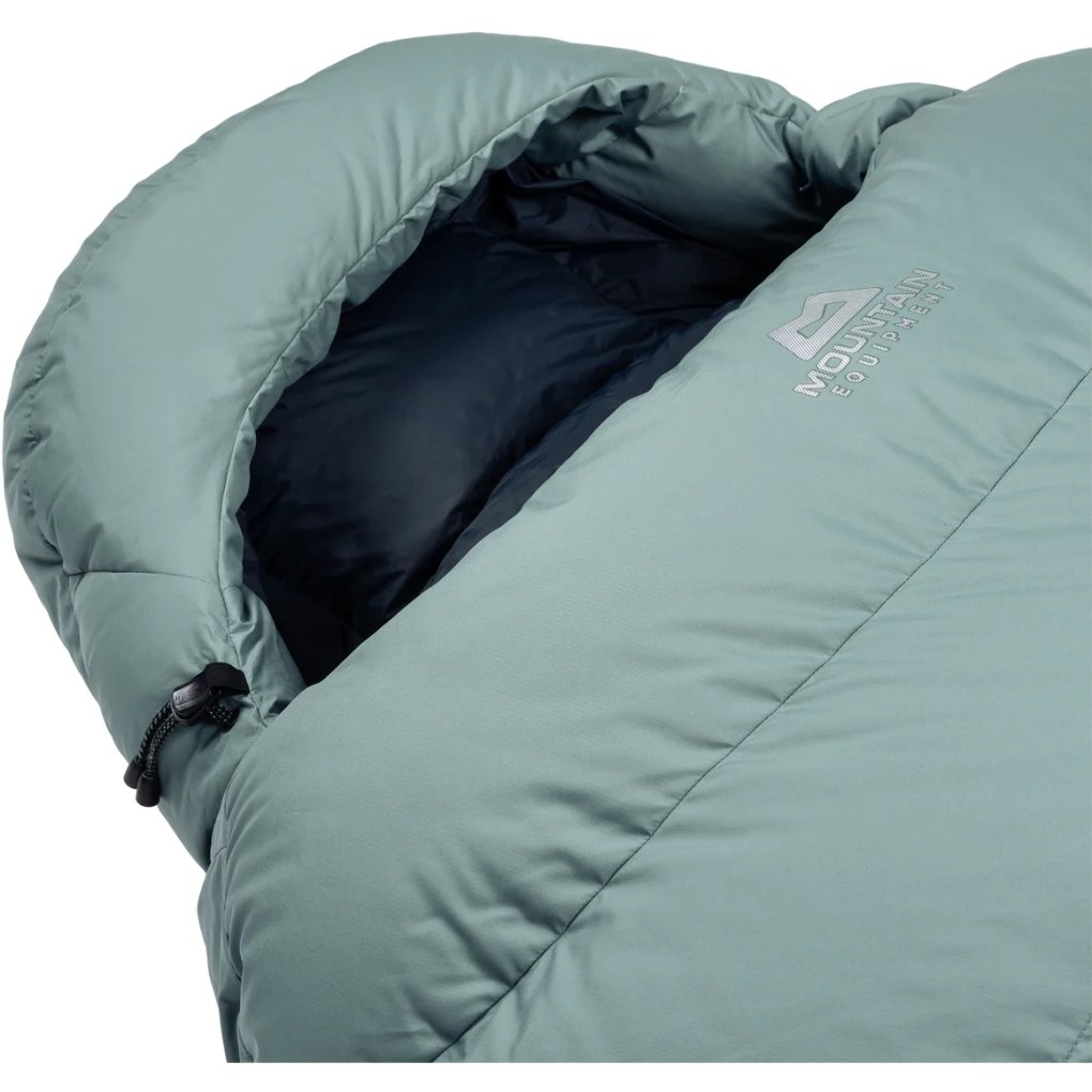 Mountain Equipment Classic 350 Long Sleeping Bag ME-008569 - zip left - goblin blue
