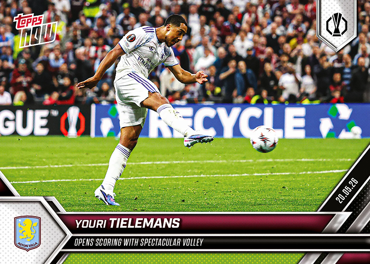 Youri Tielemans - 2025-26 UEL Topps NOW® - Card 33