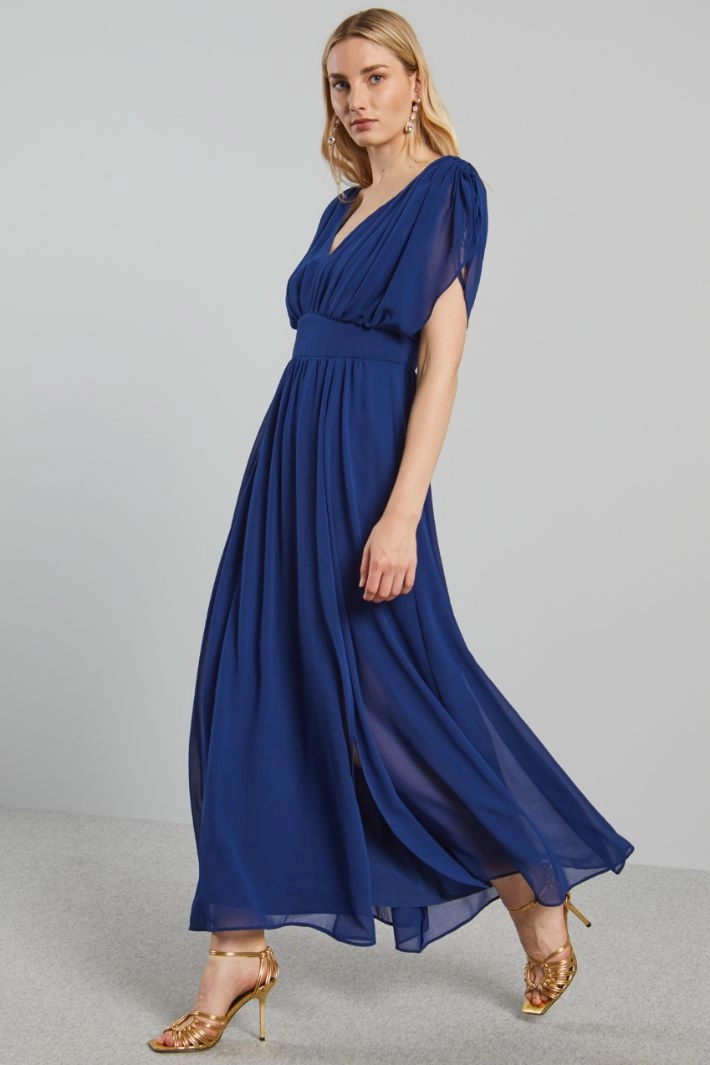 Long draped dress - BLUETTE