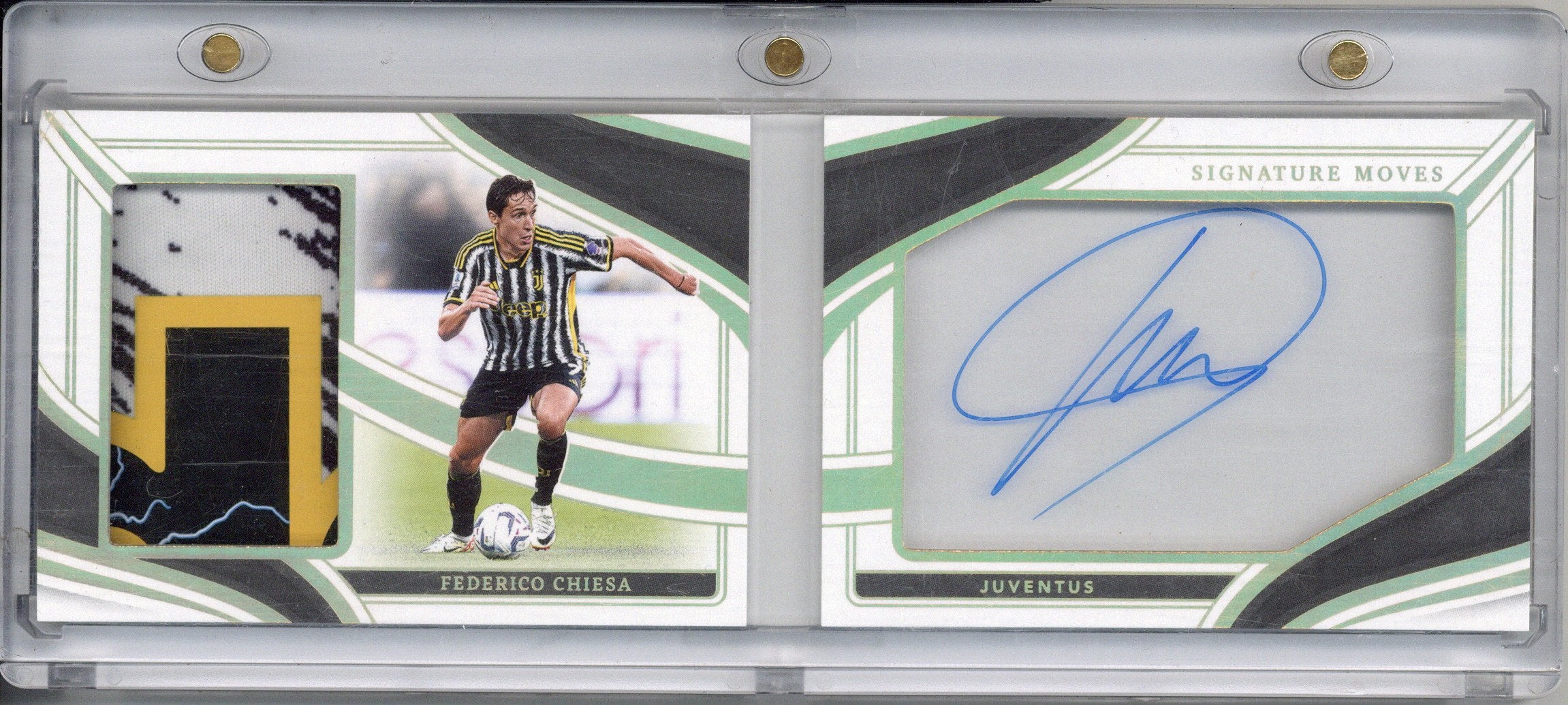 2023/24 Panini Immaculate Federico Chiesa Booklet Signature Moves Auto Patch /10