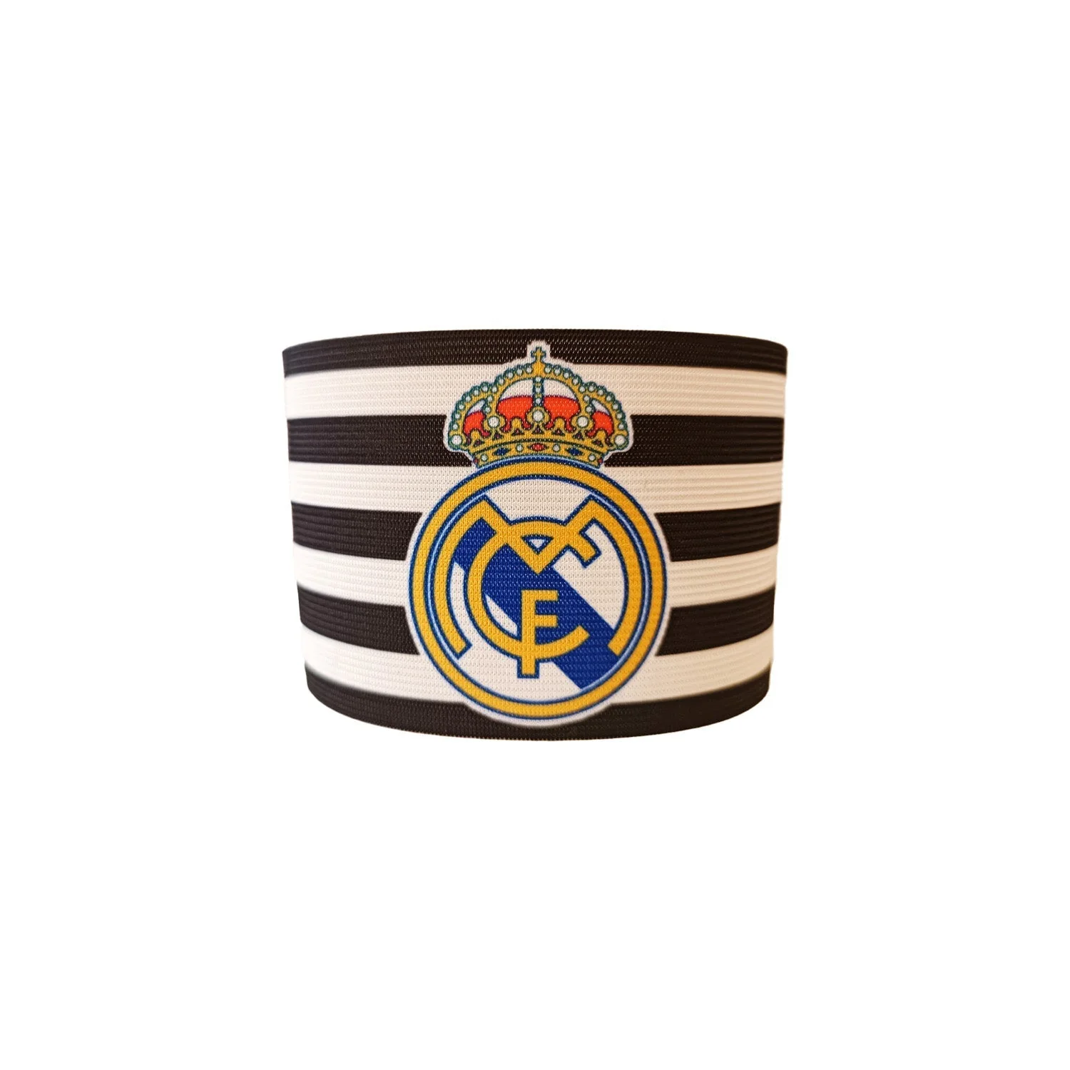 Kids’ Black & White Captain Armband with Crest
