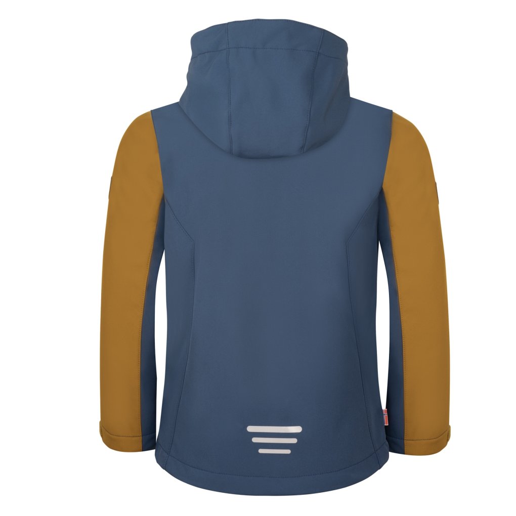 Trollkids Balestrand Jacket Kids - Bronze/Mystic Blue