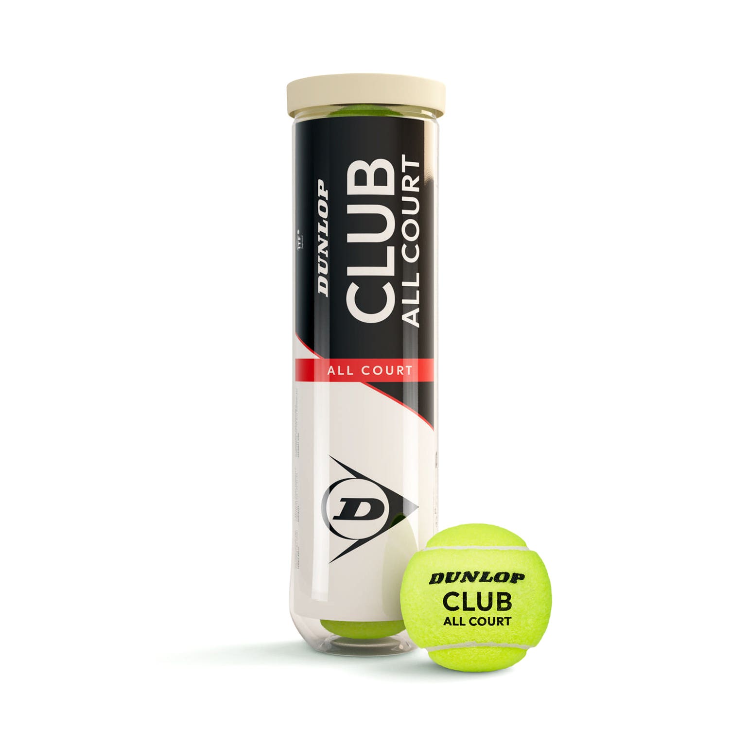 4-BALL CAN DUNLOP CLUB ALL COURT