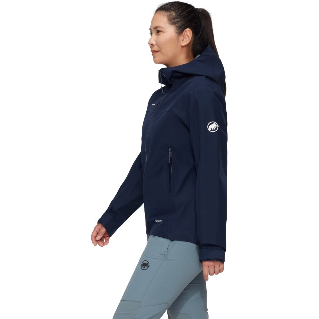 Mammut Crater Light Hardshell Hooded Jacket Women - marine