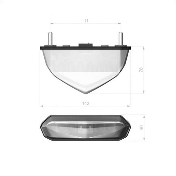 Barracuda TIGER LED Universal rear lightsRef: bar0173 / n1002-tl