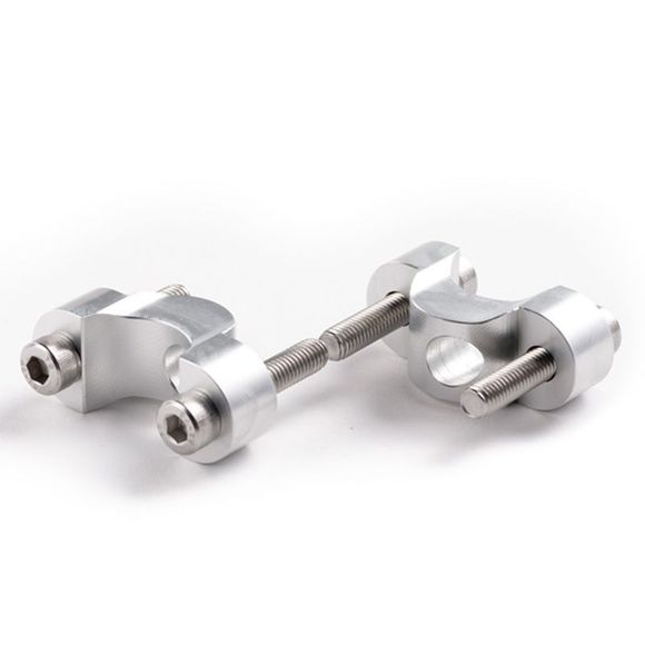 Pontet de guidon UP Design Demi-Lune 28/28 +15MM Universel - GrisRef : UPD0013 / UPENT282815