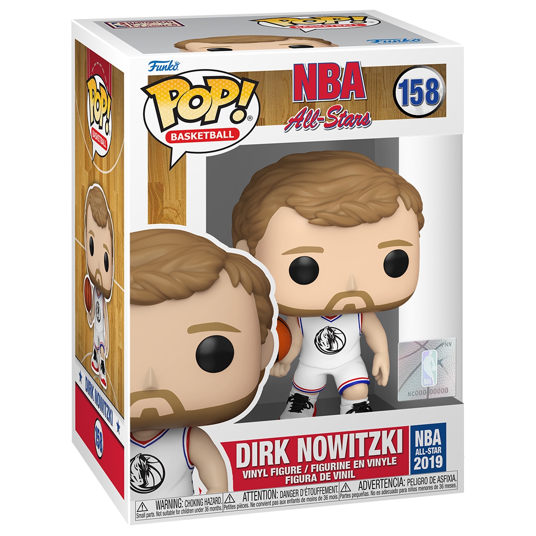 Funko POP! #158 Dirk Nowitzki Dallas Mavericks 2019 NBA All-Star NBA Figure