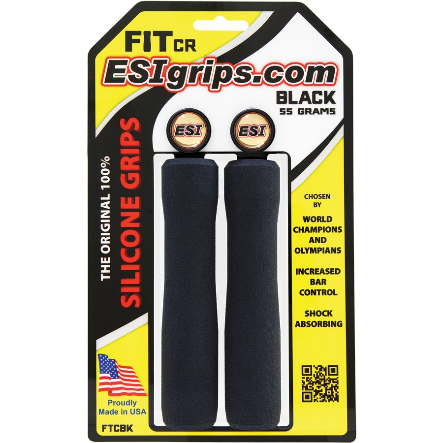 ESI Grips Fit CR Handlebar Grips - Black