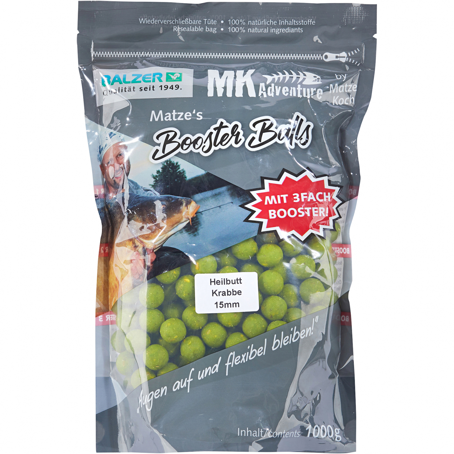 Matze Koch Boilies MK Adventure Booster Balls (Halibut\/Shrimp)