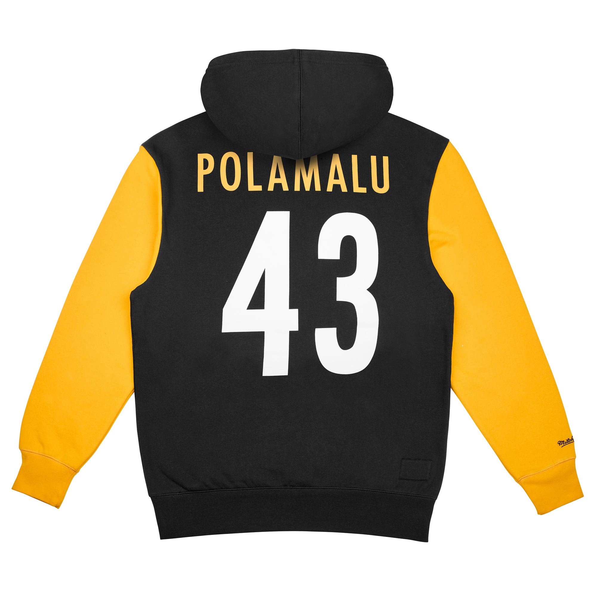 Troy Polamalu #43 Pittsburgh Steelers N&N Player NFL Hoodie Black