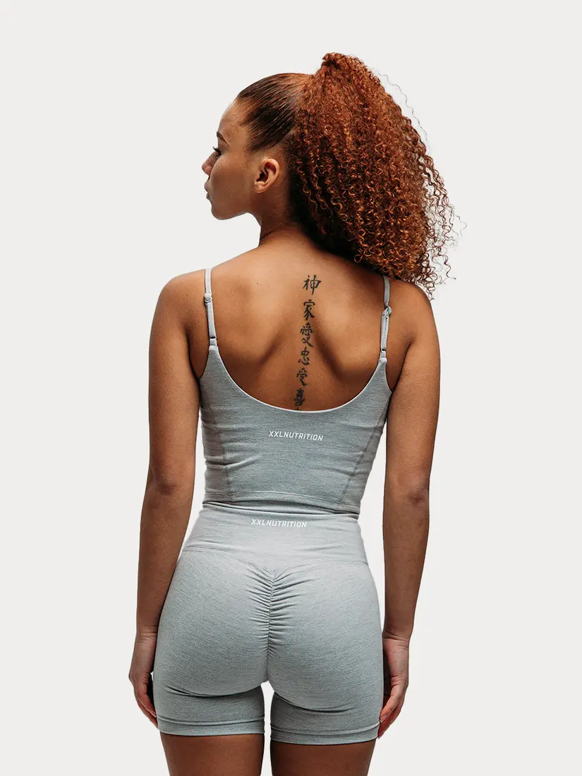 Pulse Cami Tank - Marl Grey