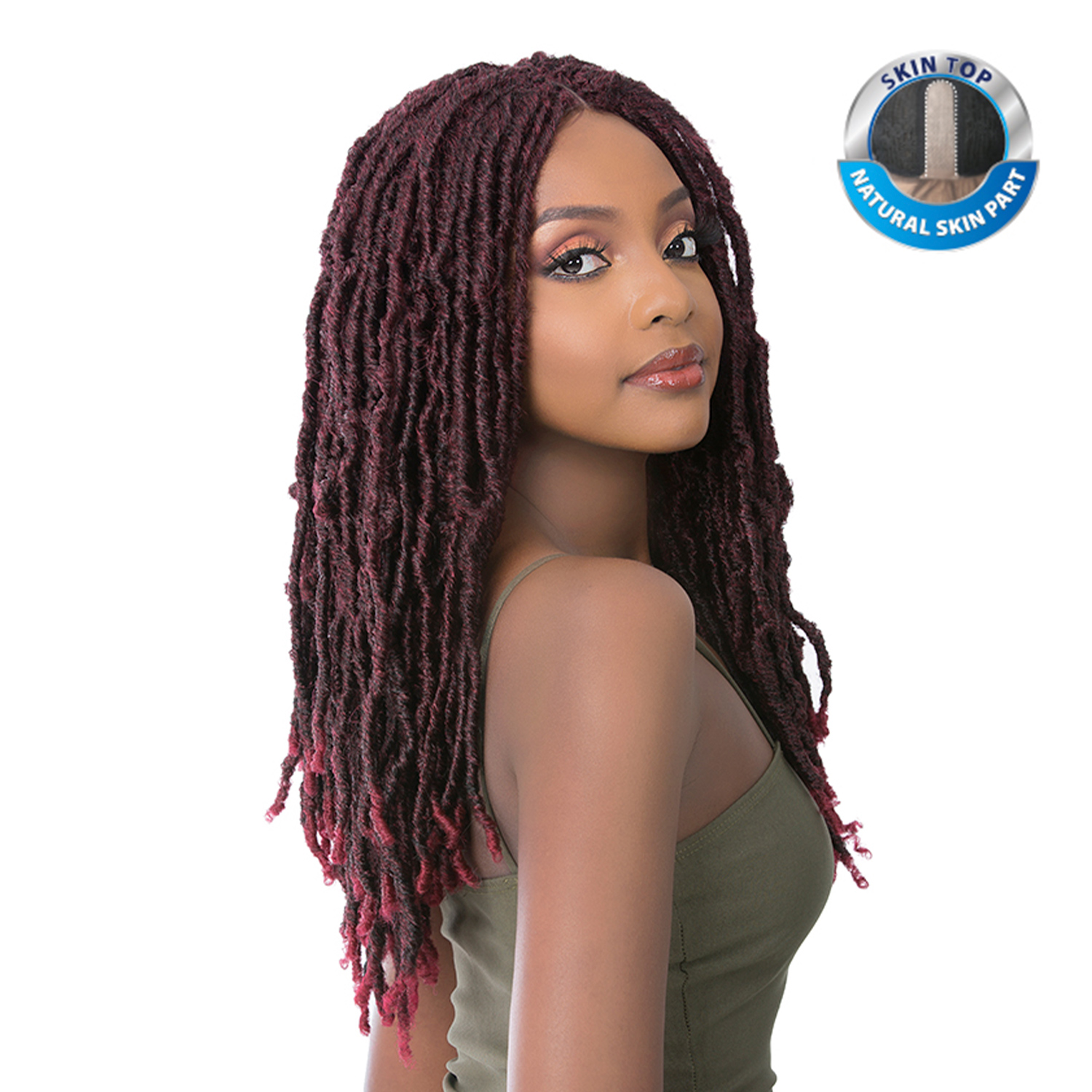 It's A Wig Lace Front Wig Skin Top Natural Part ST Dream Locs 22