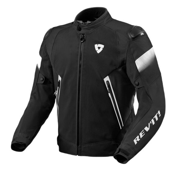 Motorcycle jacket Rev it Control Air H2O - Black / WhiteRef: RI1572