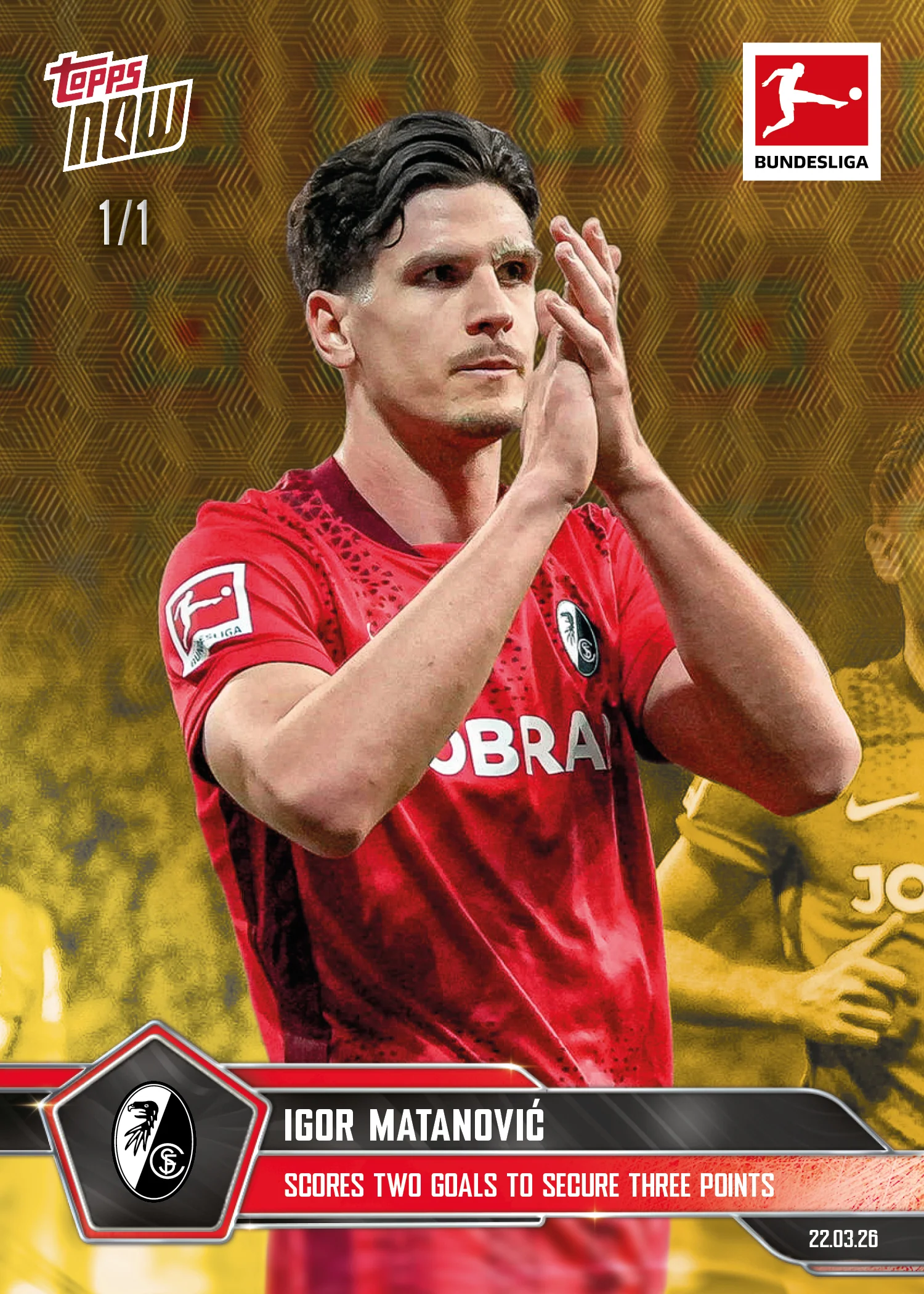 Igor Matanović - 2025-26 Bundesliga Topps NOW® - Card 155
