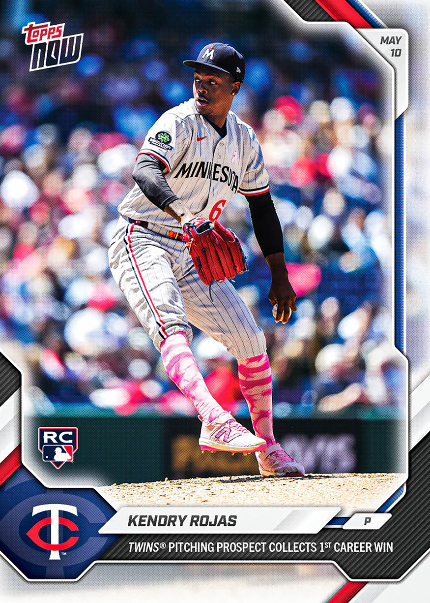 Kendry Rojas - 2026 MLB Topps NOW® - Card 185 - PR: 552