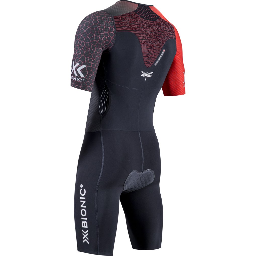 X-Bionic Dragonfly 5G Trisuit Men - red/black