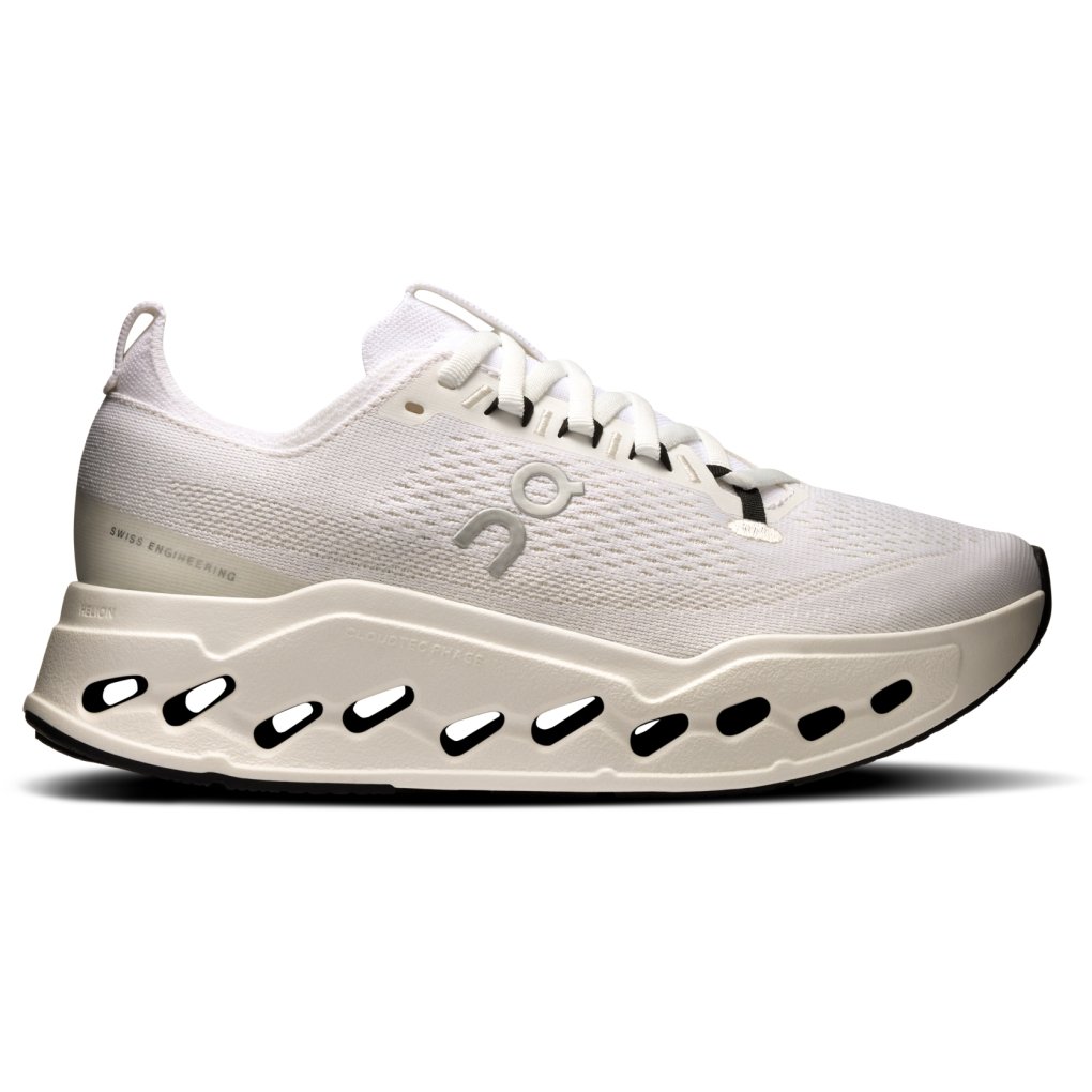 On Cloudsurfer Max Running Shoes Women - White | White