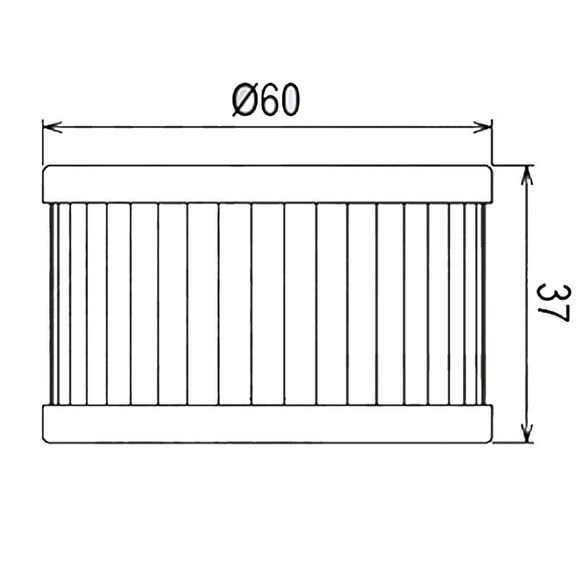 Filtre à huile HifloFiltro HF137 Type origineRef : H137 / HF137