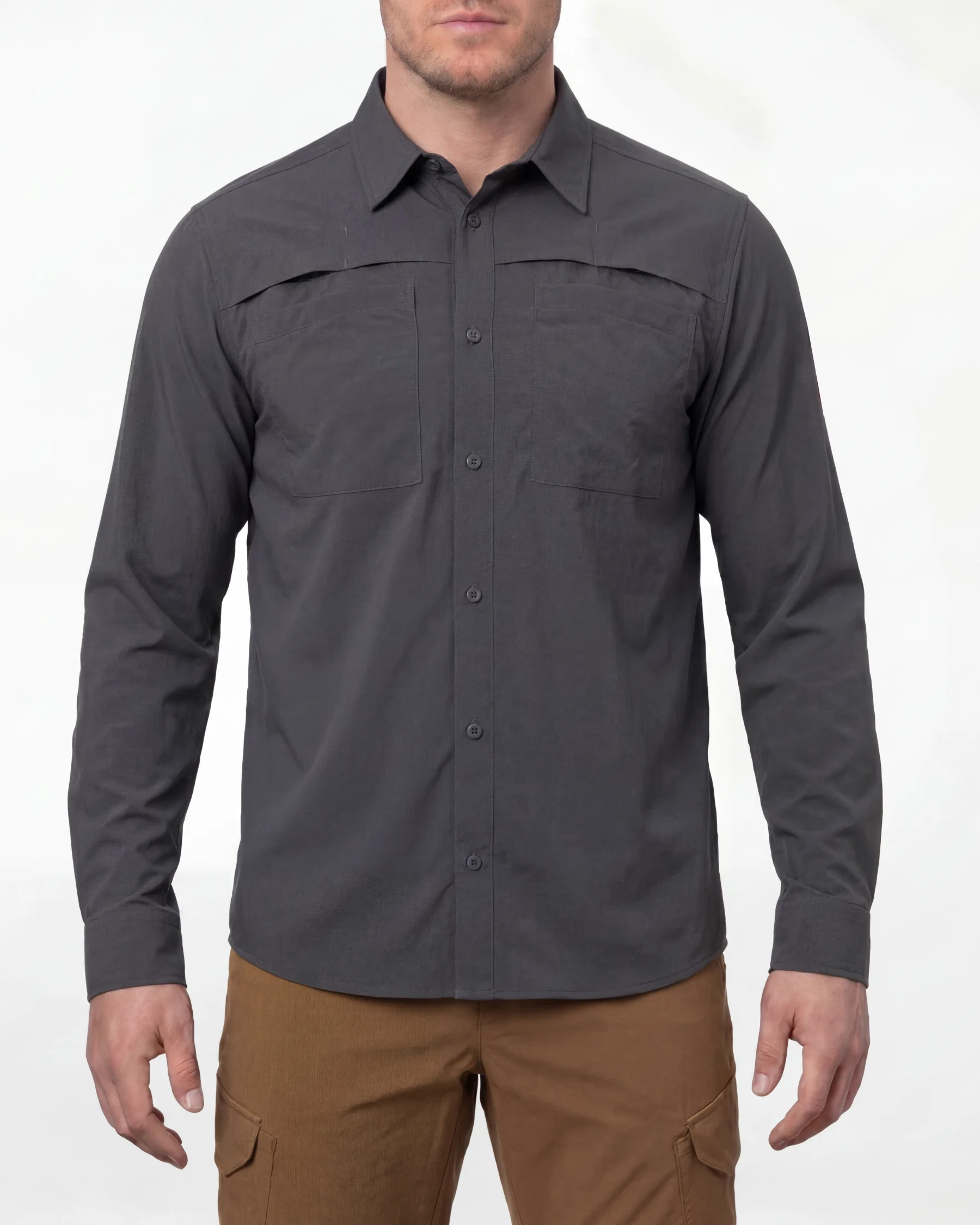 Stretch Ripstop Long Sleeve Work Shirt e.s.t:aktik