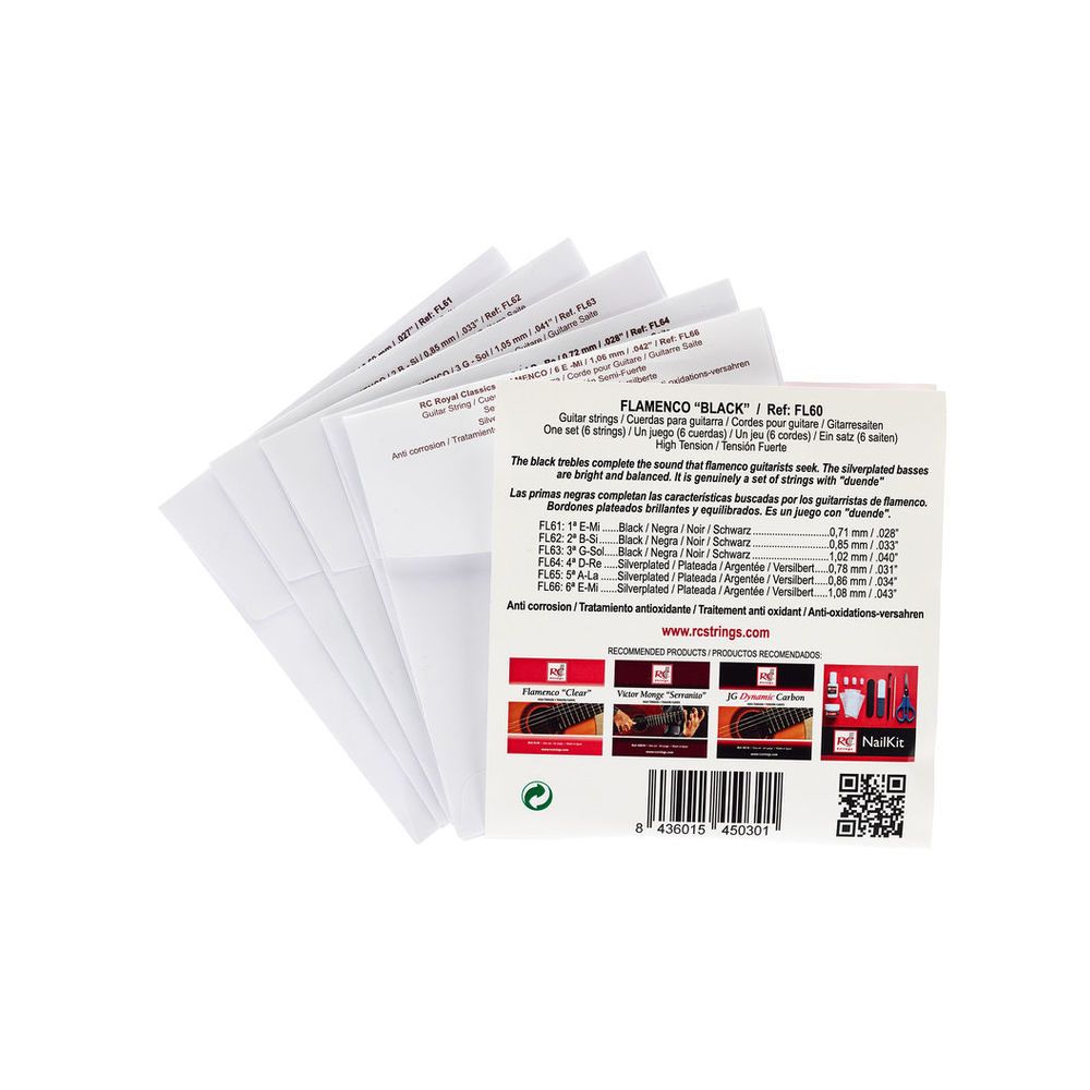 RC Strings Flamenco Black