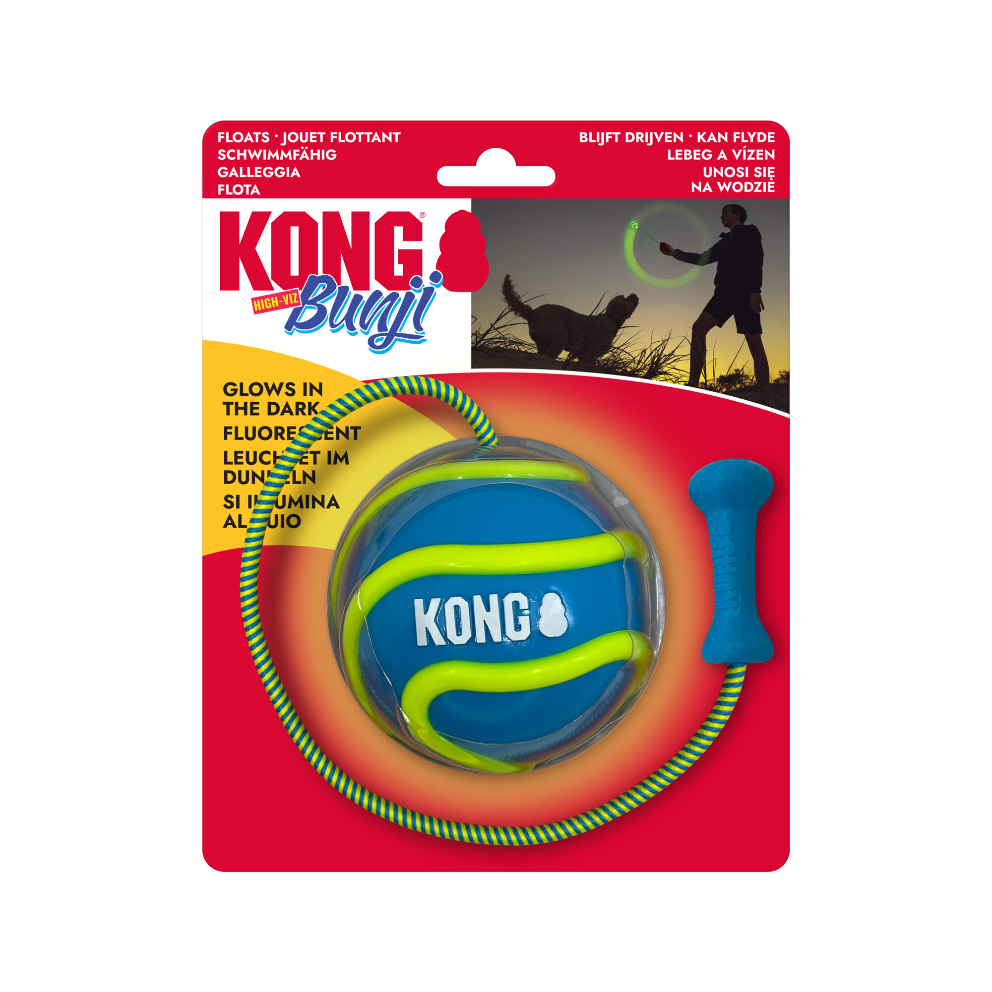 KONG Bunji High-Viz Ball