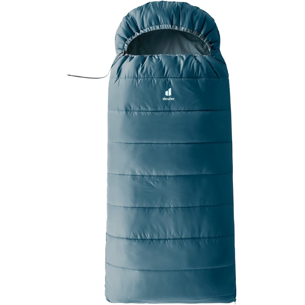 Deuter Starlight SQ Kids Sleeping Bag - zip left - marine-slateblue