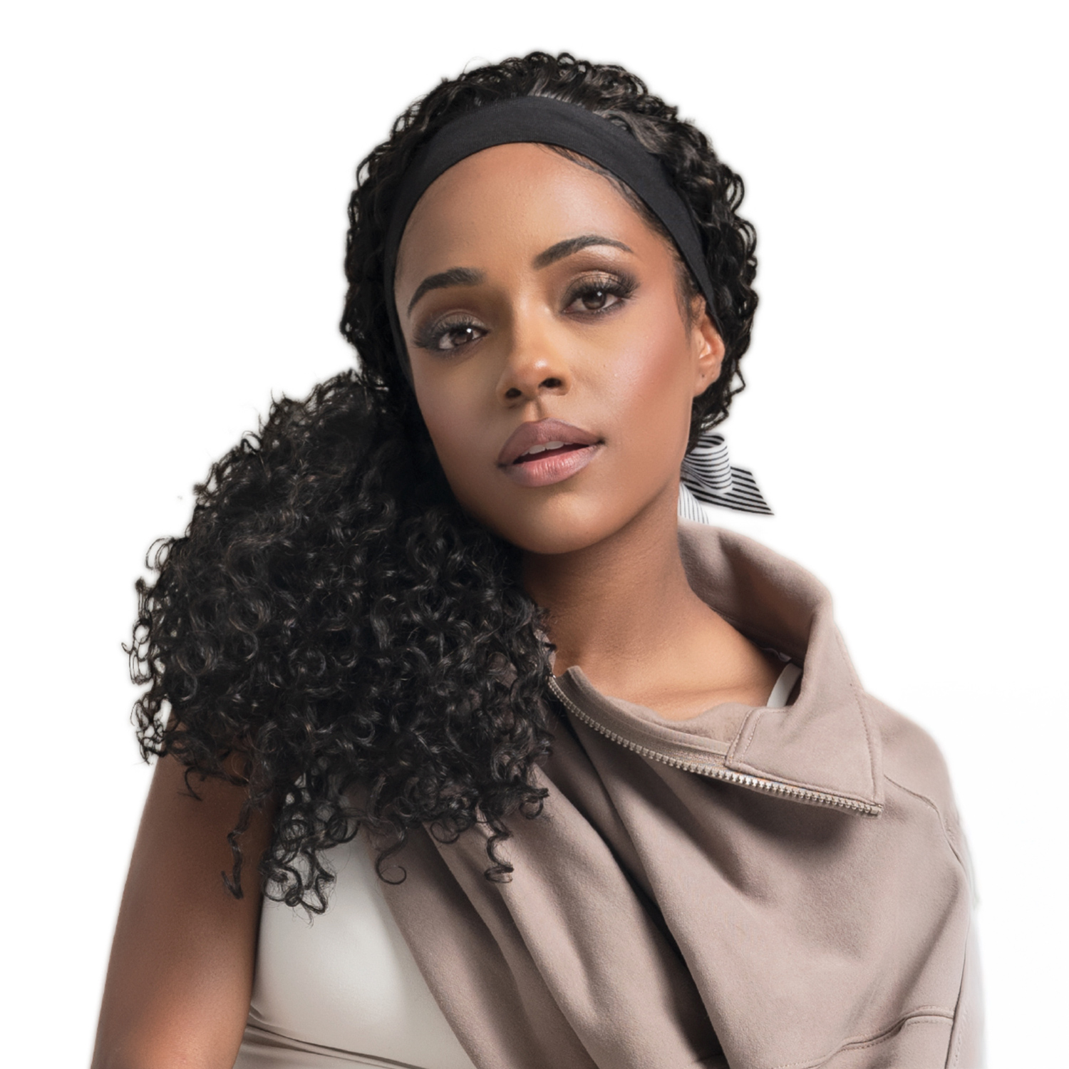 Bobbi Boss Active Headband Wig M1017 HB Jerry Curl