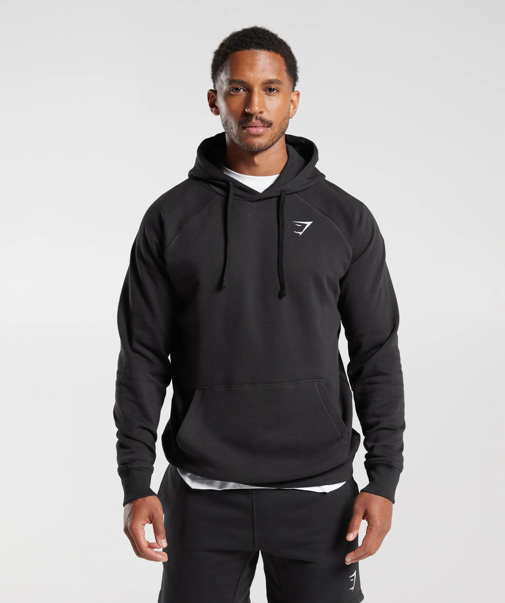 Crest Hoodie Black