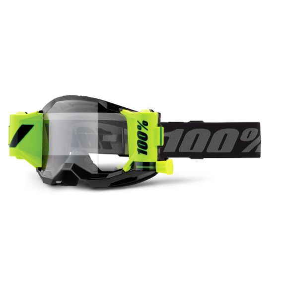 100% STRATA 2 FORECAST Black - Clear 2025 cross Goggles - BlackRef: CE1376 / 50029-00002