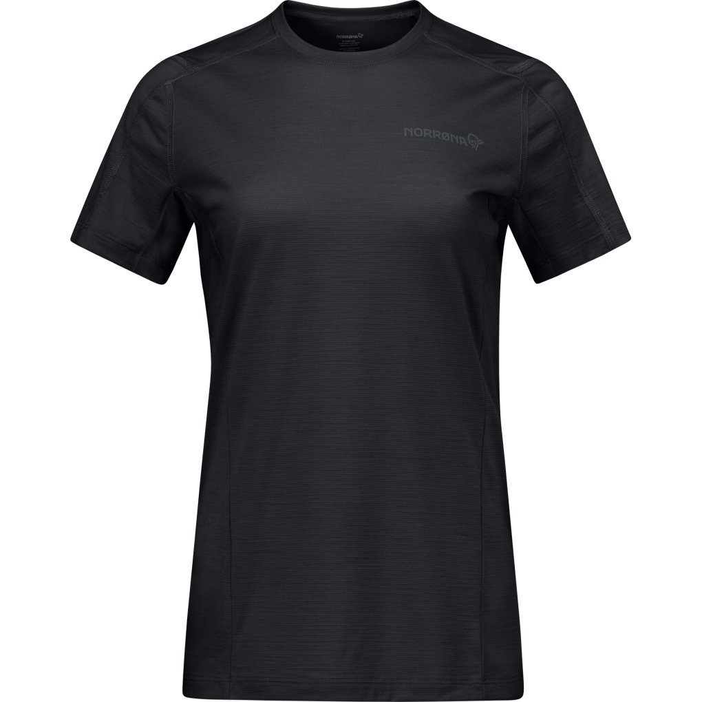 Norrona falketind equaliserUll T-shirt Women - Caviar Black
