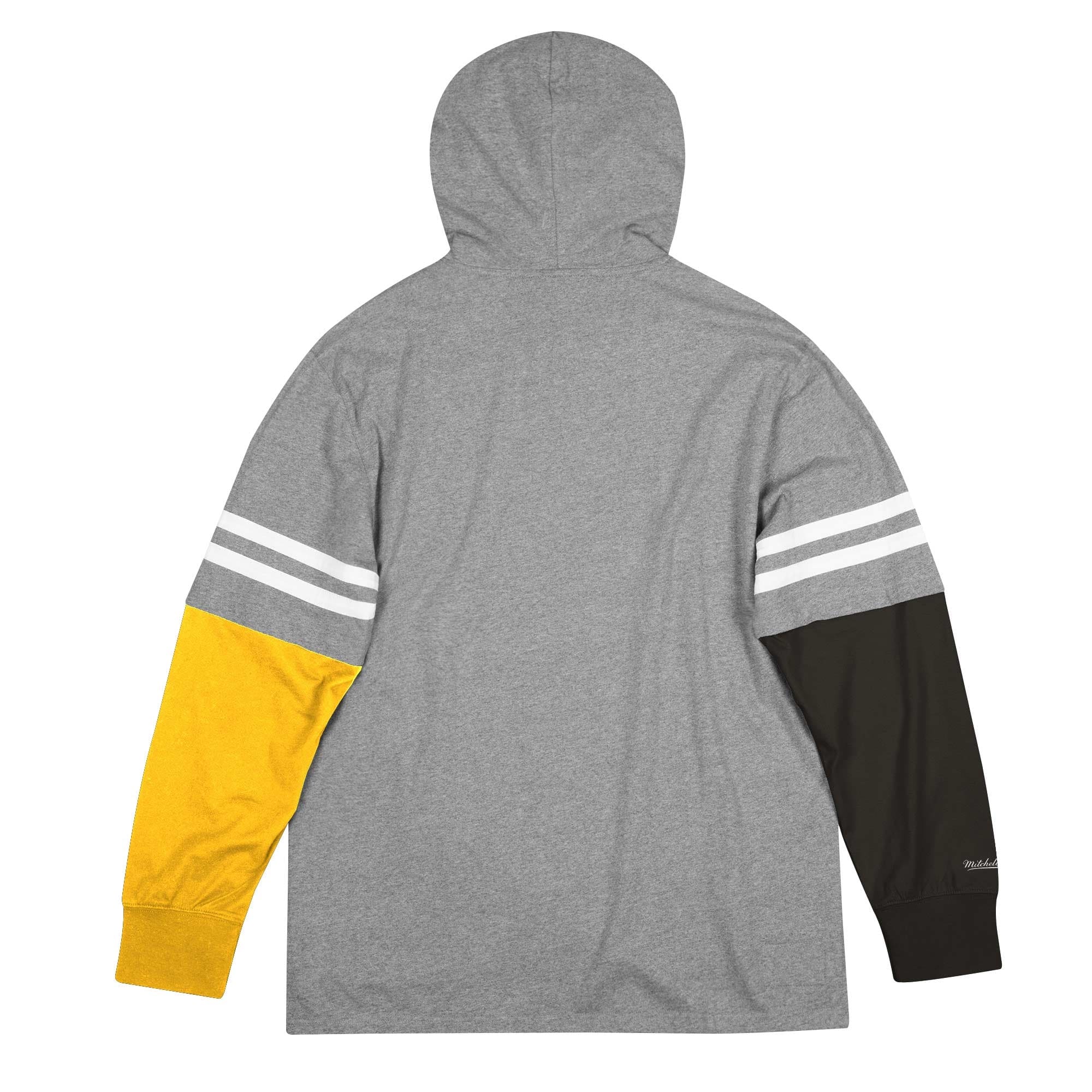 Pittsburgh Steelers Color Blocked Mitchell & Ness Lightweight NFL Hoodie