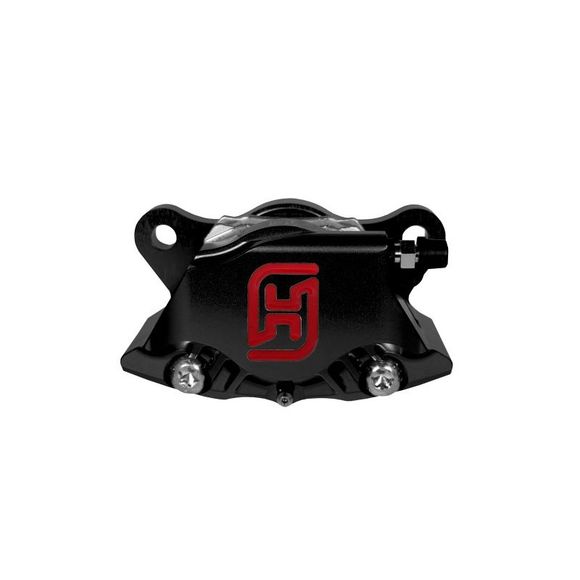 Accossato axial rear brake calipers with organic pads Universal - BlackRef: Acc0101 / Pz016N-Or