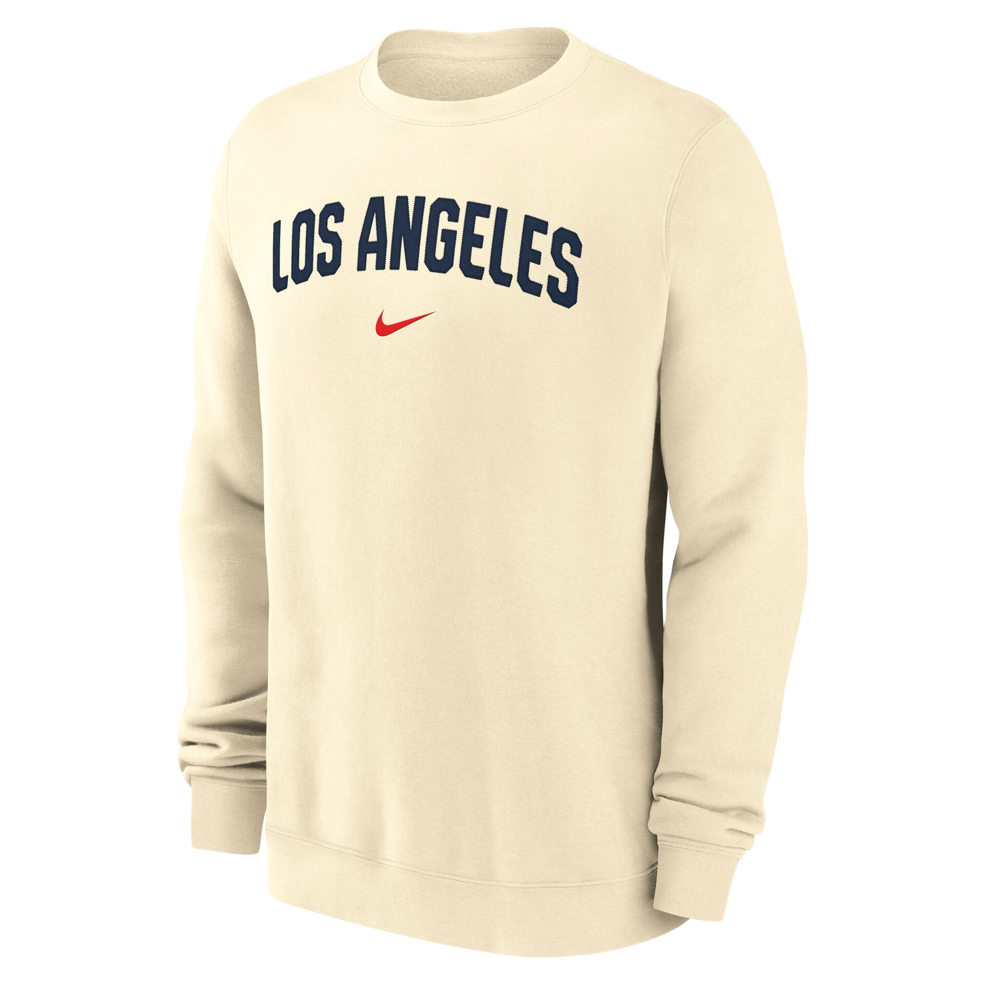 Los Angeles Dodgers City Connect 2-Hit Club Crew Pullover Cream