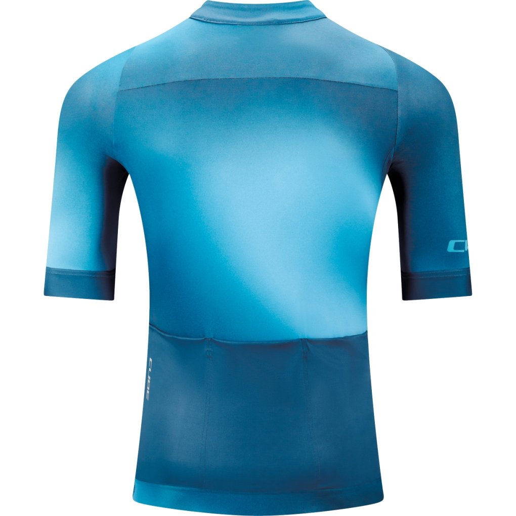 CUBE ROAD/XC Short Sleeve Jersey Men - petrol