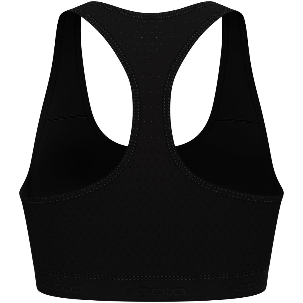 Odlo Ascent Performance Wool Medium Support Sports Bra Women - black