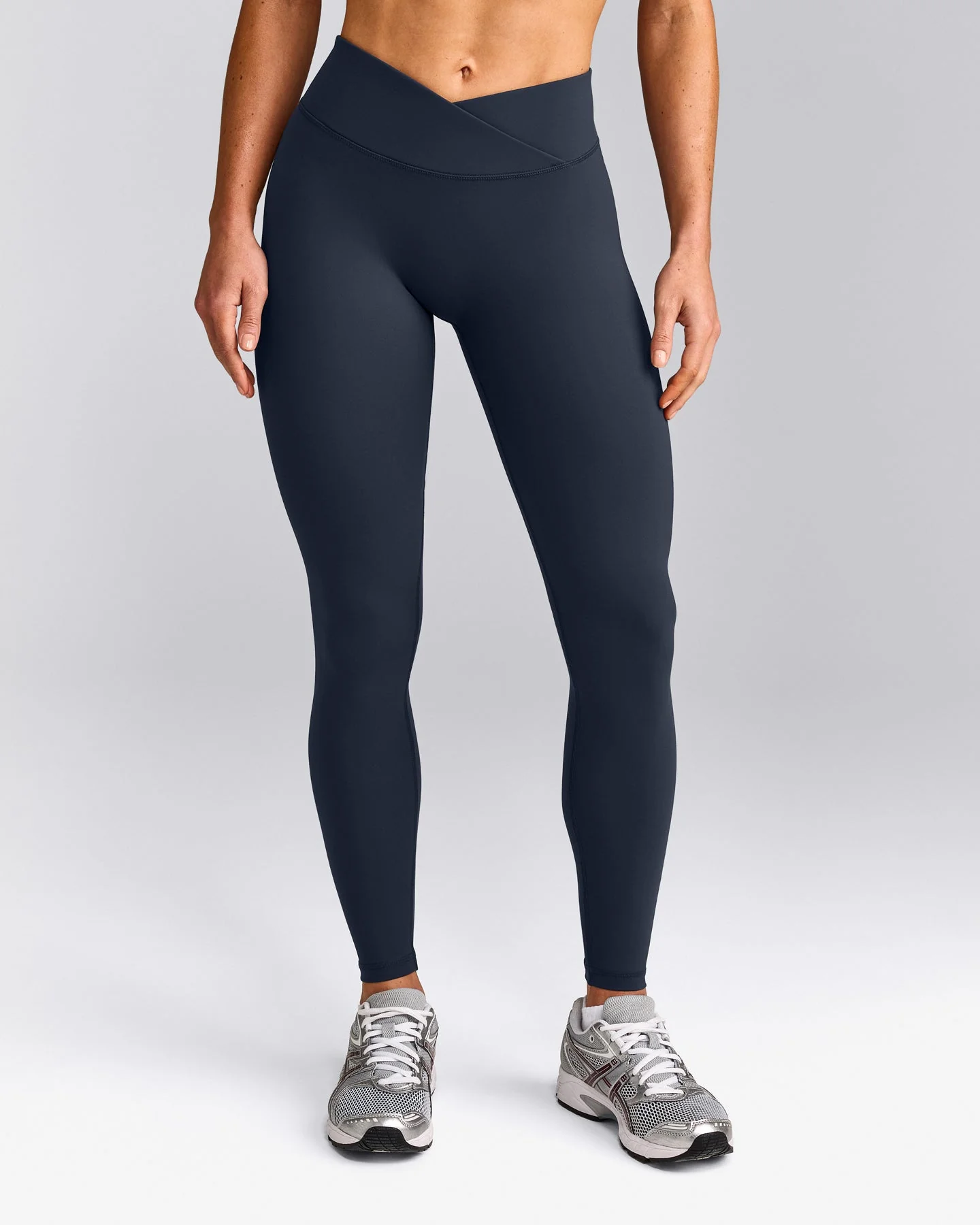 UnifiedMove™ Wrap Leggings with Reflective Logo | True Blue