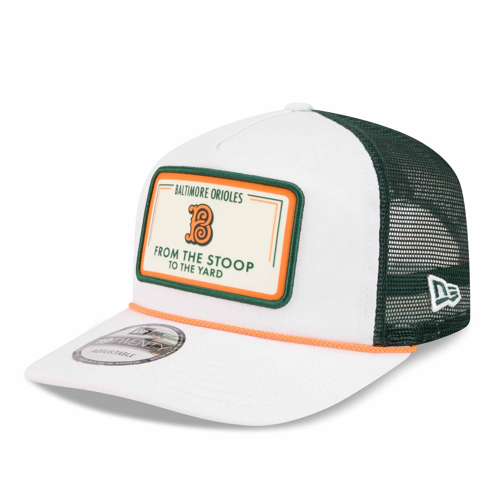 Baltimore Orioles 2026 MLB City Connect 19TWENTY Fan Pack Adjustable Trucker Cap White