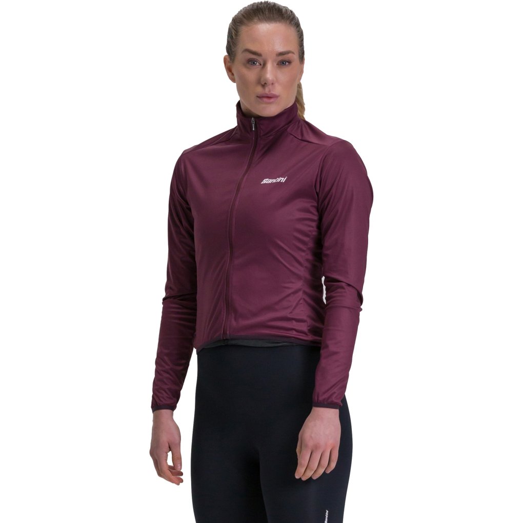 Santini Nebula Windproof Jacket Women SP332L75NEBUL - burgundy BU