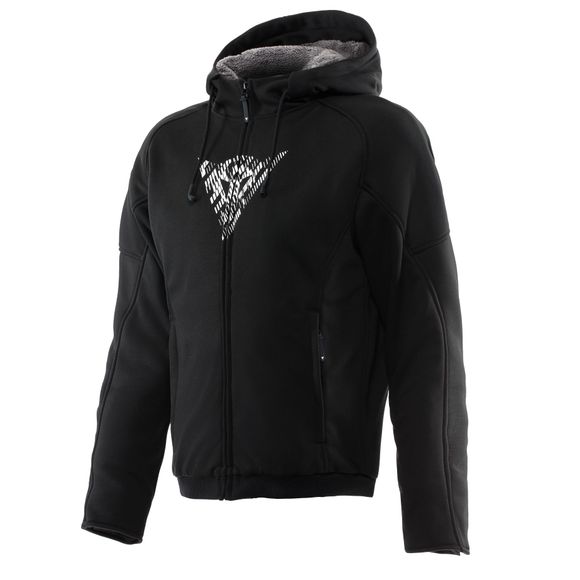 Dainese BOVISA SAFETY Motorcycle Hoodie - Black/WhiteRef: DN2186