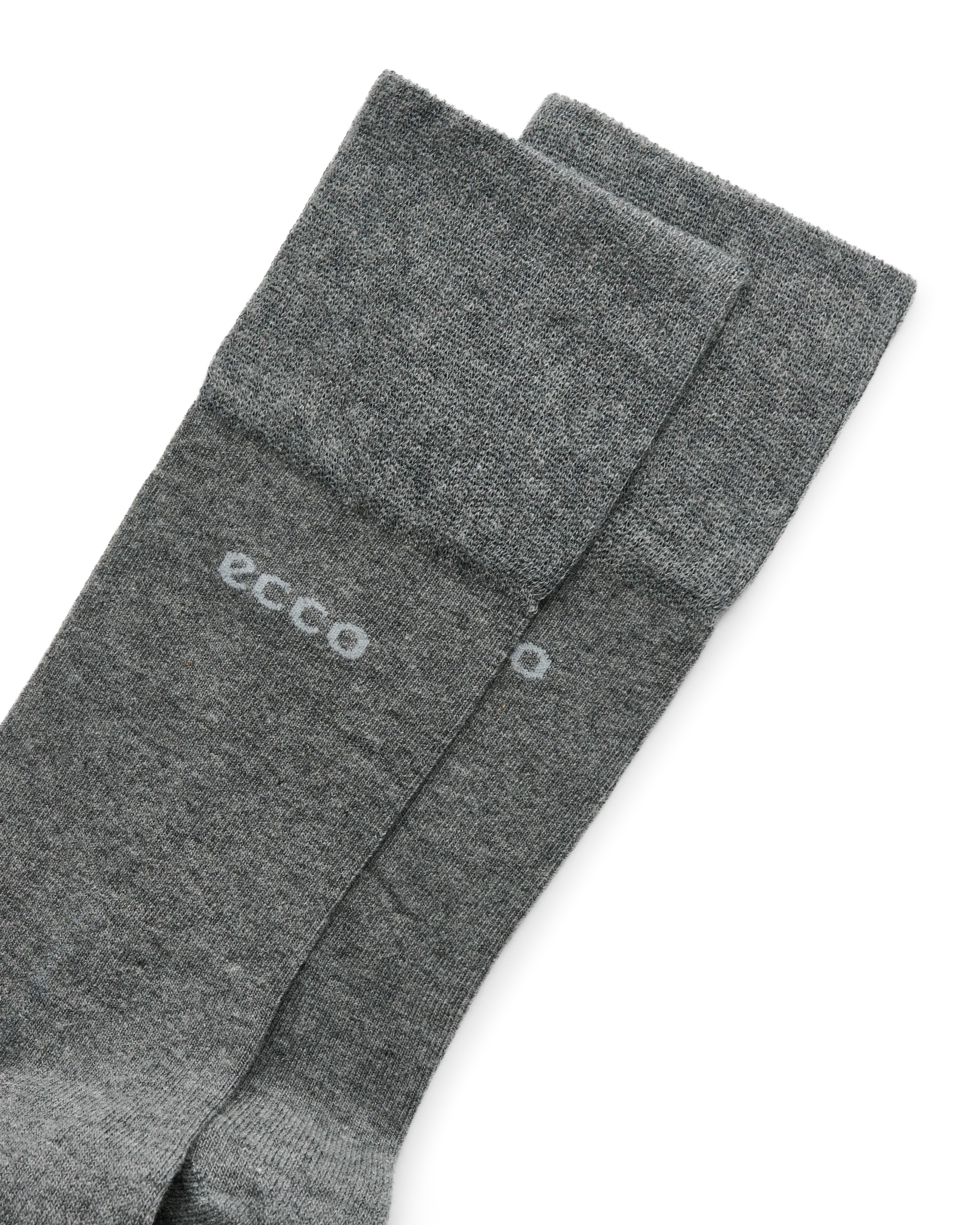 ECCO Longlife Mid Cut Unisex Halbhohe Socken Grau