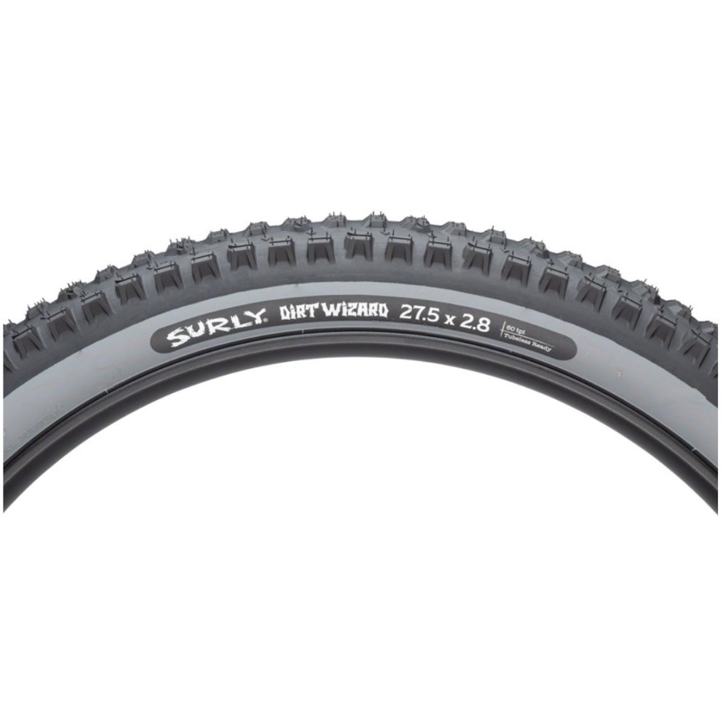 Surly Dirt Wizard Folding Tire - 60 TPI - 27.5x2.80 Inches | black/slate